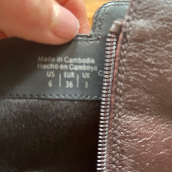 COPY - Brand new fine leather and lamb skin leather Aldo boots size 6 - Picture 8 of 9